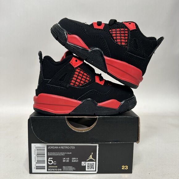 Nike Other - Nike Air Jordan 4 Retro TD “Red Thunder” 2024
